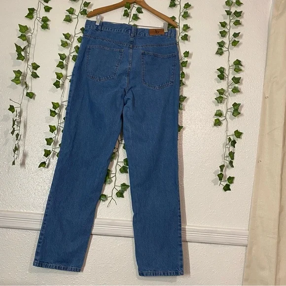 John Blair Jeans Adult 34 Blue Straight Leg Mens Casual 34x32 Cotton - Picture 15 of 16